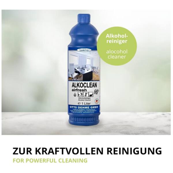 Wischpflege Alkoclean Airfresh 147 1 Liter