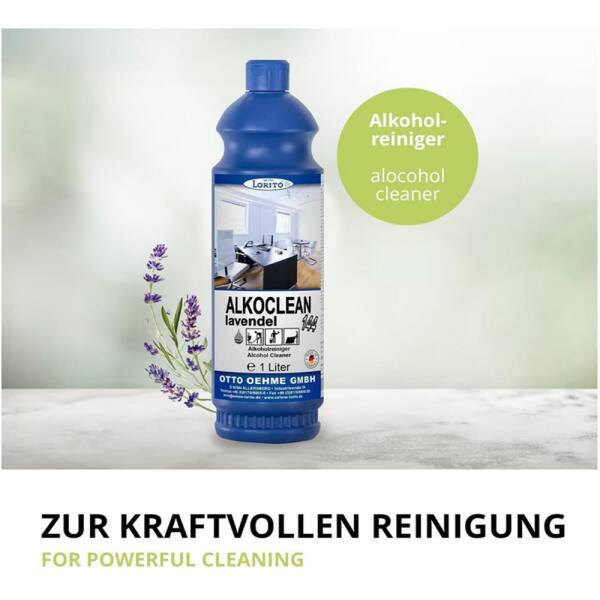Wischpflege Alkoclean Lavendel 144 1 Liter