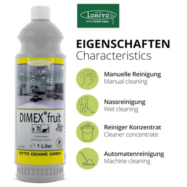 Lorito Dimex fruit 316 1L Duftreiniger Bodenreiniger Hygienereiniger