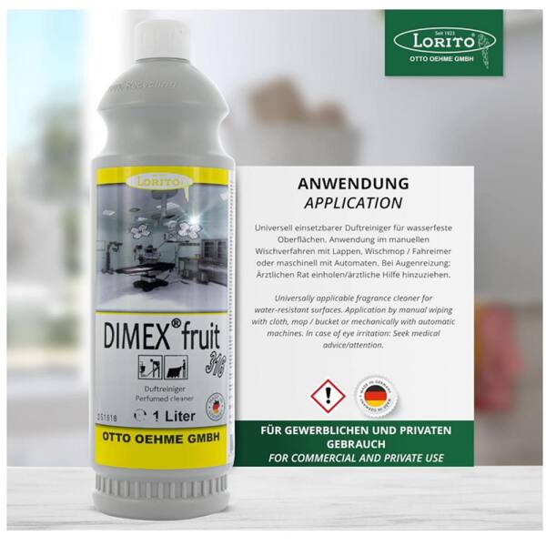 Lorito Dimex fruit 316 1L Duftreiniger Bodenreiniger Hygienereiniger
