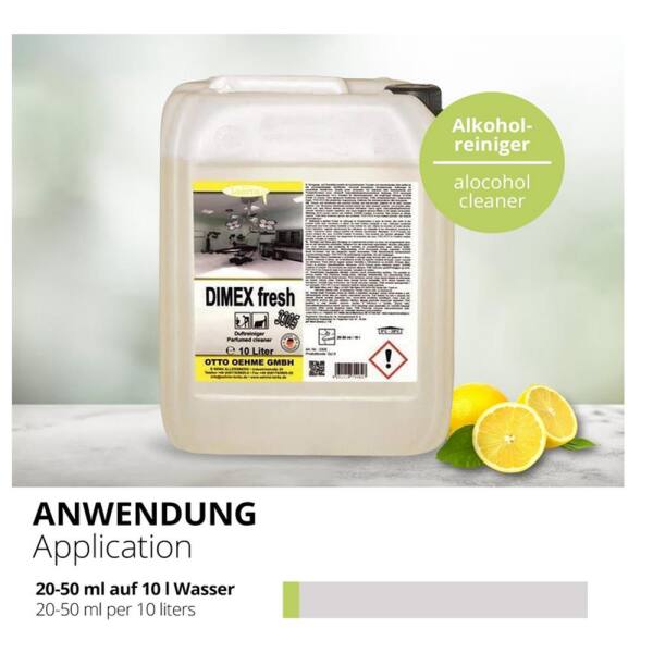 Lorito Dimex fresh 3305 10L Duftreiniger Bodenreiniger Hygienereiniger