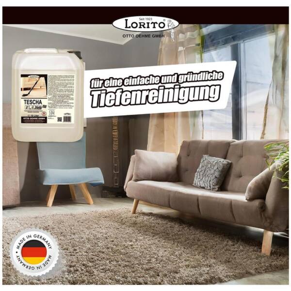 LoritoTeppichshampoo Fleckentferner Tescha 255 10 Liter