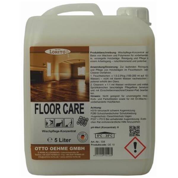 Holzwischpflege  Floor Care 508 5 Liter