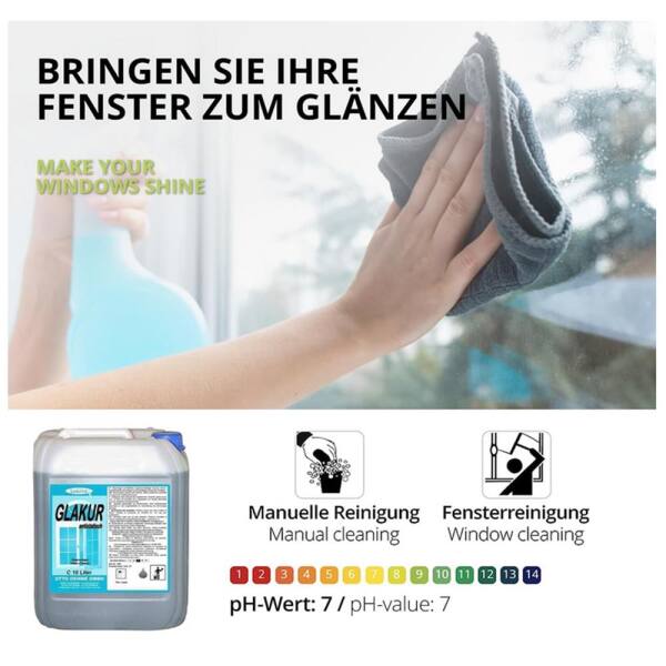 Lorito Glakur 460 Fenster- & Glasreiniger Eco fresh  Ecolabel 10 Liter