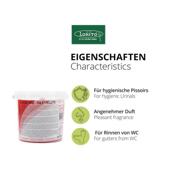 Urinalsteine Beckensteine 345 Erdbeere