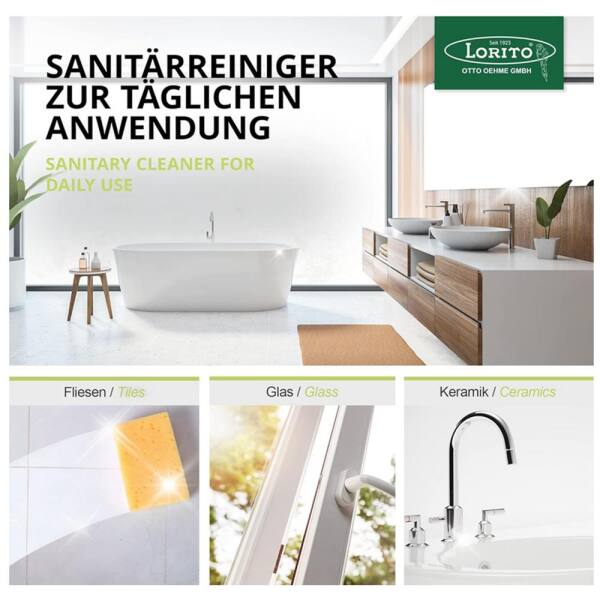 Sanitärreiniger Sanicitro 521 Eco u. fresh Ecolabel 1 Liter