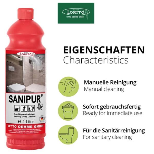 Sanitärreiniger Sanipur 334 1 Liter