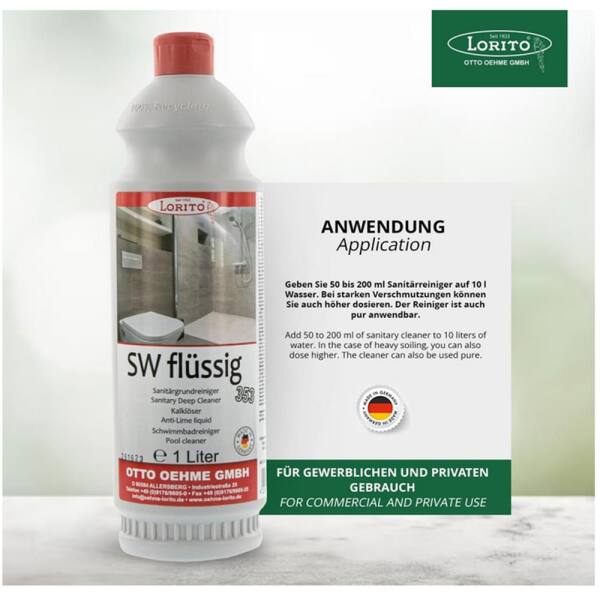 Sanitärgrundreiniger SW flüssig 353 1 Liter