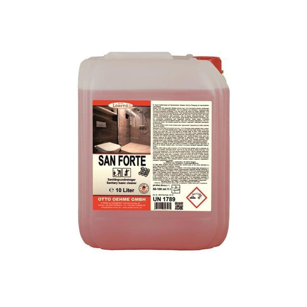 Sanitrgrundreiniger Sanforte 350 10 Liter
