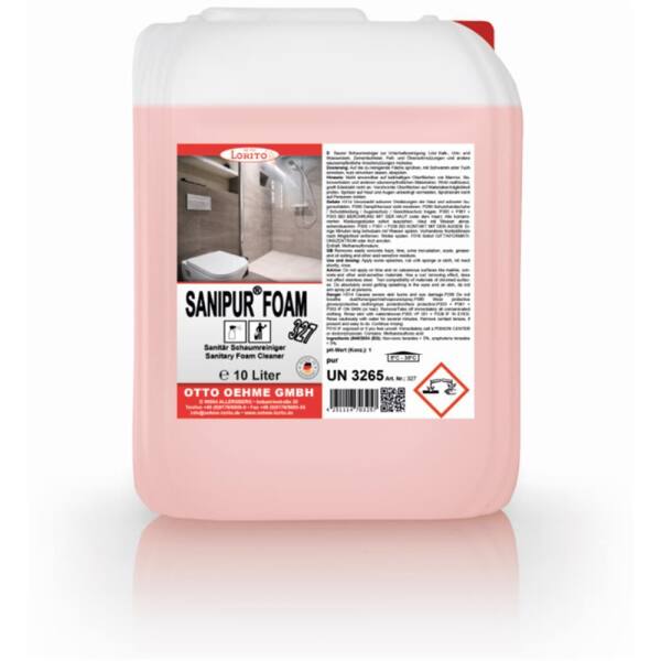 Sanitärreiniger Sanipur Foam 327 10 Liter