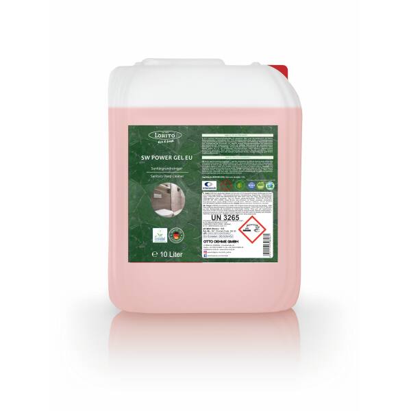 Sanit&auml;rgrundreiniger SW Power Gel Ecolabel 10 Liter