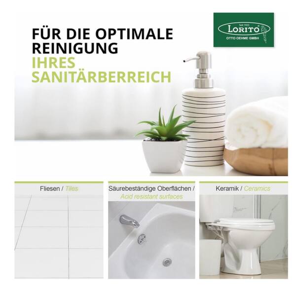 Lorito Sanitärreiniger Säfresan 358 1 Liter säurefrei