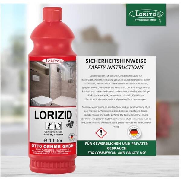 Sanitärreiniger Lorizid 348 1 Liter
