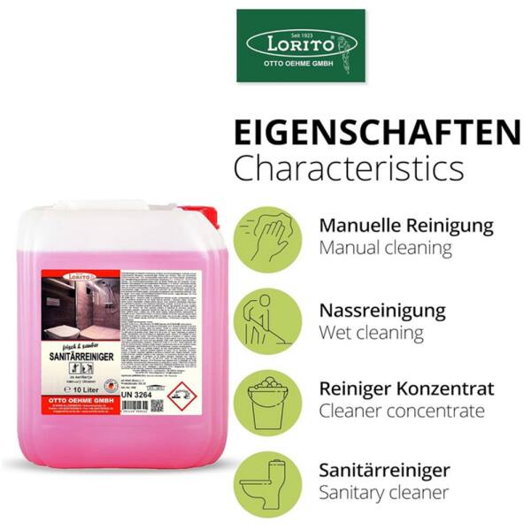 frisch und sauber Sanitärreiniger 10 Liter