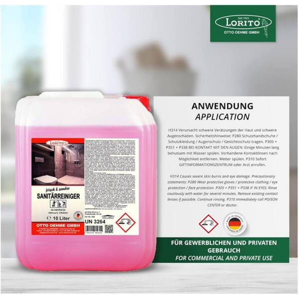 frisch und sauber Sanitärreiniger 10 Liter