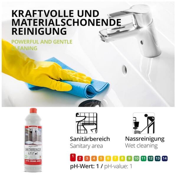 frisch und sauber Sanitärreiniger 1 Liter