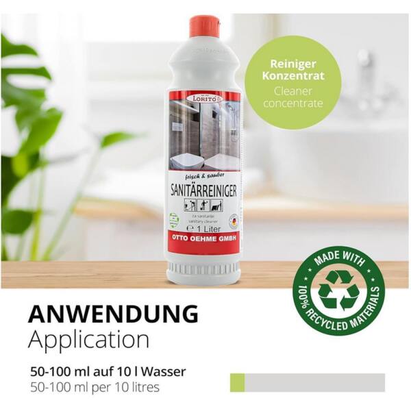 frisch und sauber Sanitärreiniger 1 Liter