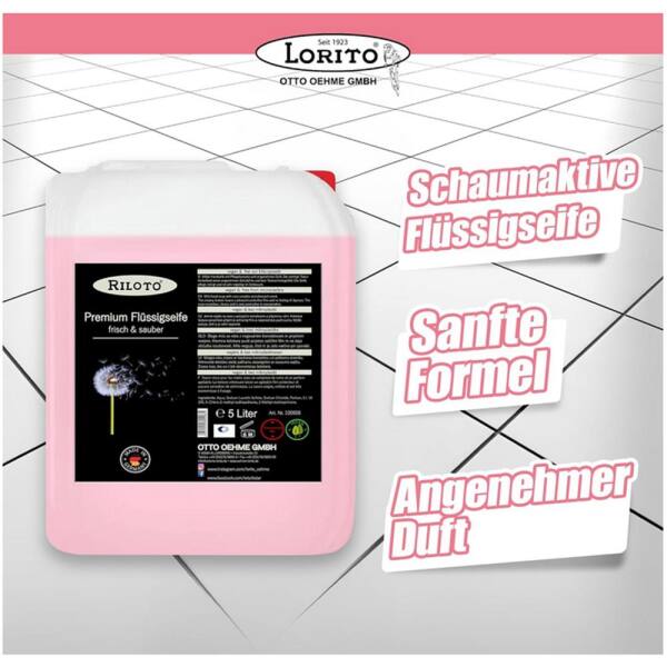 frisch und sauber  Handseife Seifencreme 5 Liter