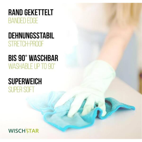 Microfasertuch Mikrofasertuch Premium grün