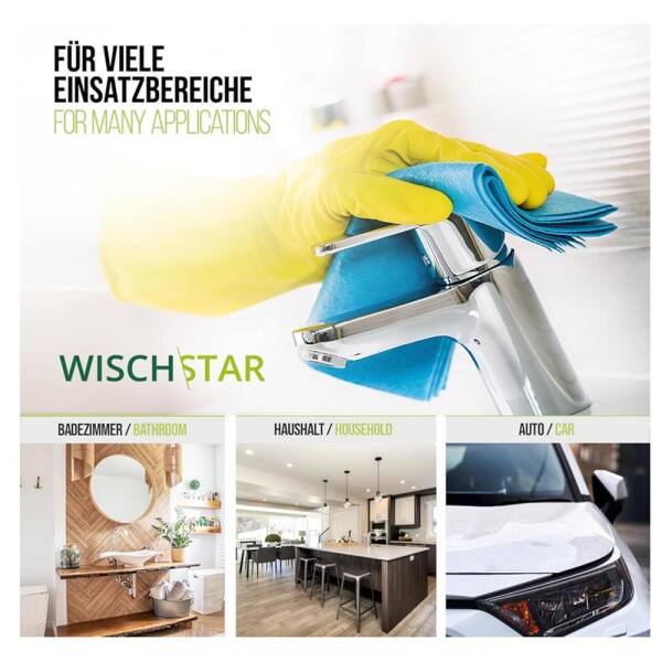 Microfasertuch Mikrofasertuch Premium grün