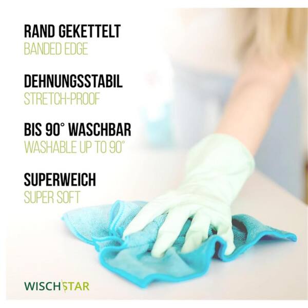 Microfasertuch Mikrofasertuch Premium blau