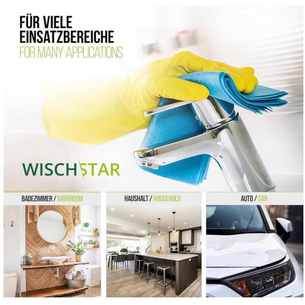 Microfasertuch Mikrofasertuch Premium blau