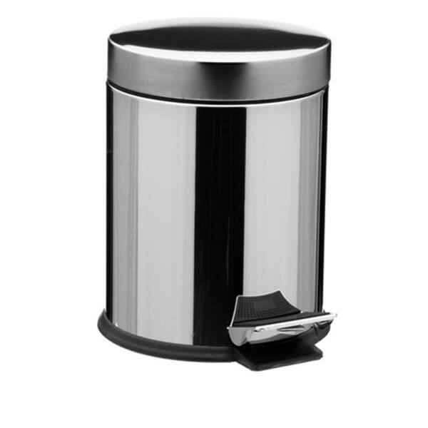 Mülleimer Treteimer Abfalleimer verchromt 13 Liter