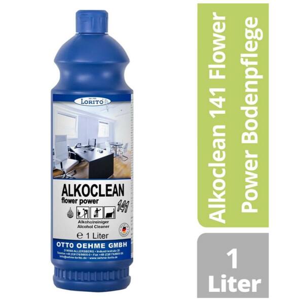 Alkoclean  Flower Power 141 Bodenpflege Unterhaltsreiniger 1 Liter