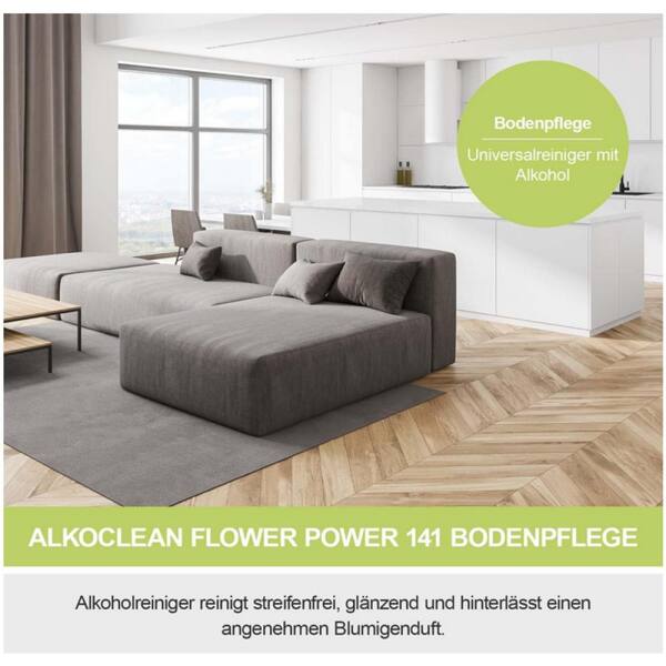 Alkoclean  Flower Power 141 Bodenpflege Unterhaltsreiniger 1 Liter