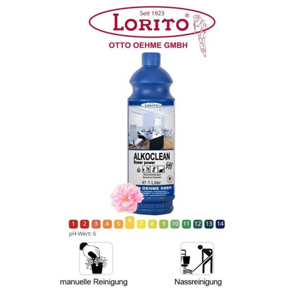 Alkoclean  Flower Power 141 Bodenpflege Unterhaltsreiniger 1 Liter
