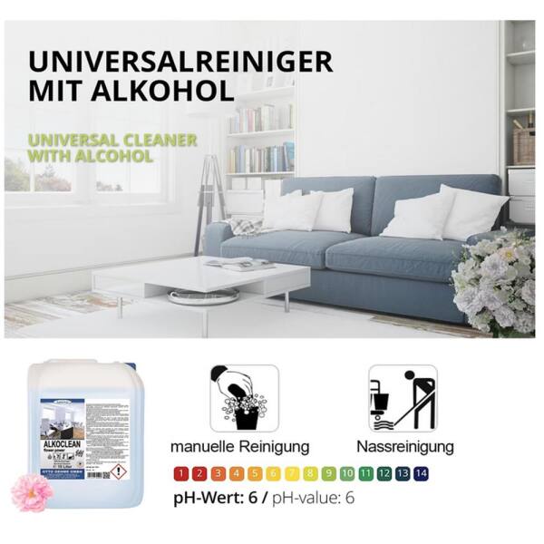 Alkoclean  Flower Power 141 Bodenpflege Unterhaltsreiniger 10 Liter