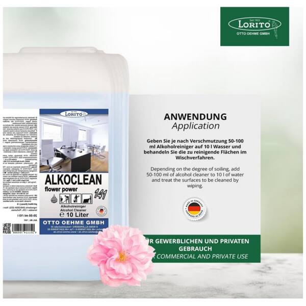 Alkoclean  Flower Power 141 Bodenpflege Unterhaltsreiniger 10 Liter