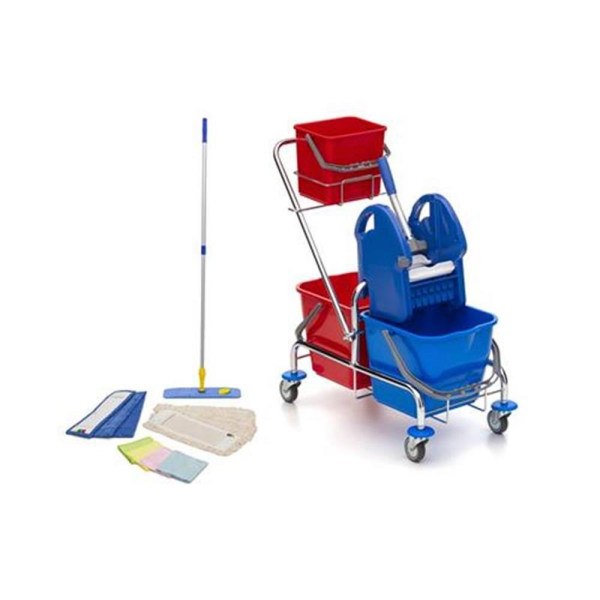 Wisch-Star® Reinigungsset Chrom Putzset, L, 50 cm