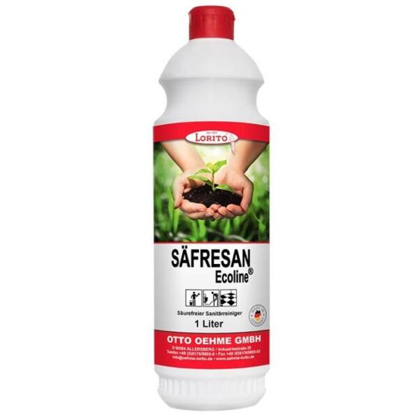 Lorito Säfresan Ecoline alkalischer Sanitärreiniger 1 Liter