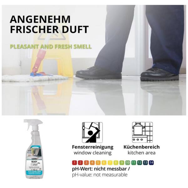 Lorito Ready 360 Duftreiniger 750 ml Sprühflasche Schreibtischreiniger