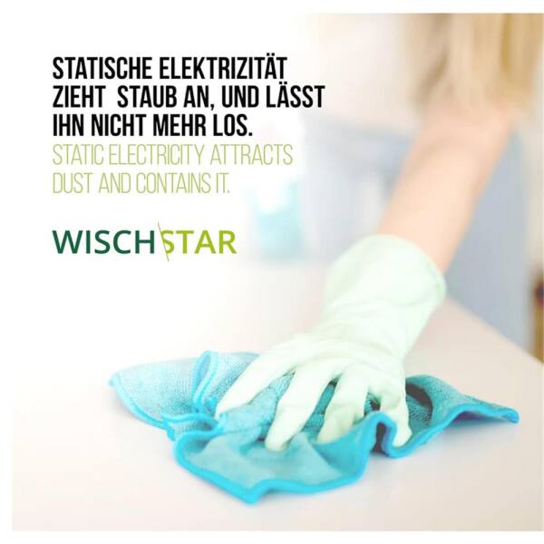Wisch-Star Microfasertuch Frottee Mikrofasertuch blau
