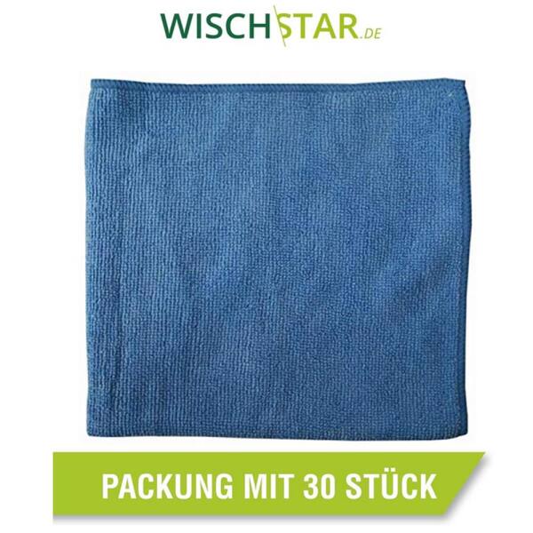 Wisch-Star Microfasertuch Frottee Mikrofasertuch blau
