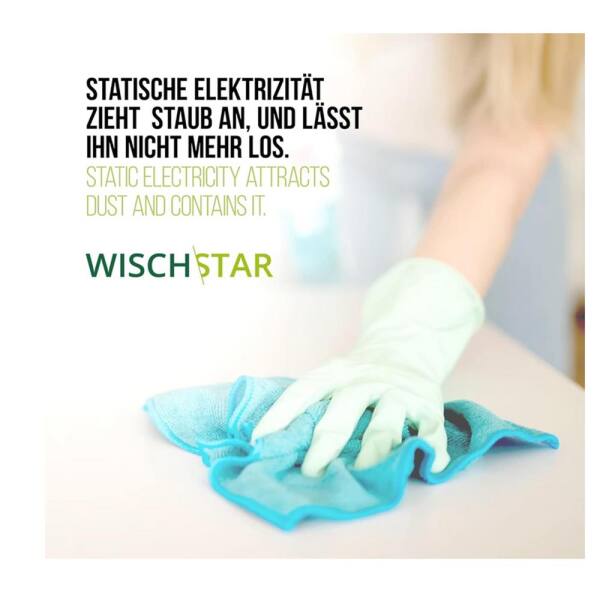 Wisch-Star Microfasertuch Frottee Mikrofasertuch grün