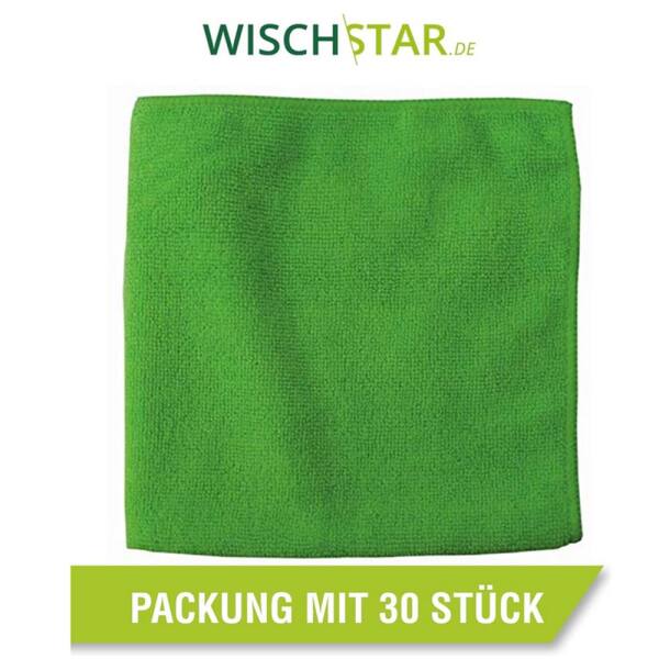 Wisch-Star Microfasertuch Frottee Mikrofasertuch grün