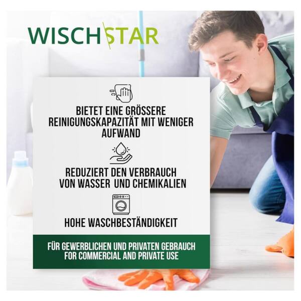 Wisch-Star Microfasertuch Frottee Mikrofasertuch gelb