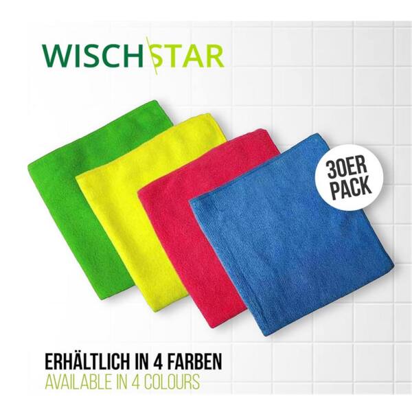 Wisch-Star Microfasertuch Frottee Mikrofasertuch gelb