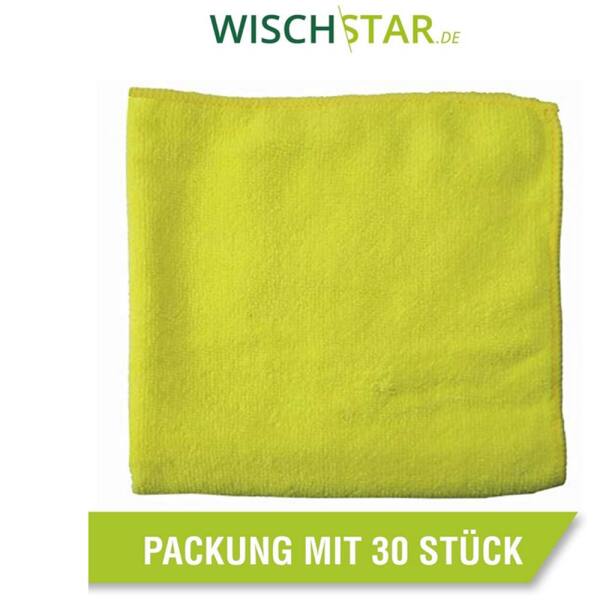 Wisch-Star Microfasertuch Frottee Mikrofasertuch gelb