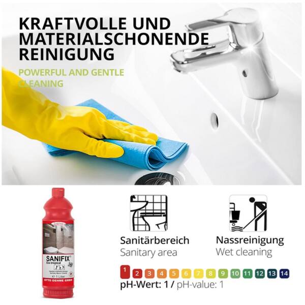 Lorito Sanifix Eco Tropical 340 Sanitärreiniger Kalklöser 1L