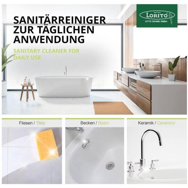 Lorito Sanifix Eco Tropical 340 Sanitärreiniger Kalklöser 1L
