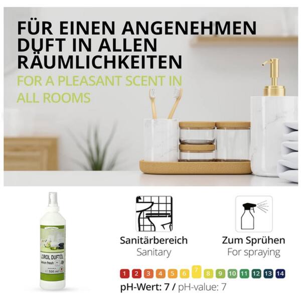 Lorito Lorol Lemon fresh Duftöl Toilettenduft Sanitärduft Badduft