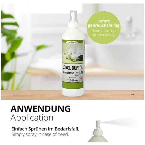 Lorito Lorol Lemon fresh Duftöl Toilettenduft Sanitärduft Badduft