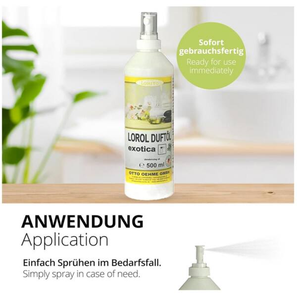 Lorito Lorol Exotica Duftöl Toilettenduft Sanitärduft Badduft