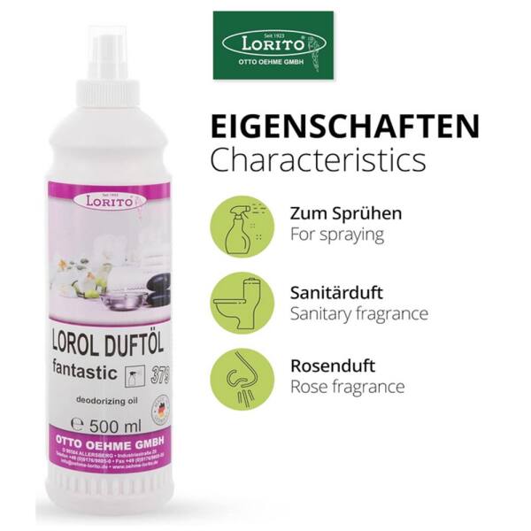 Lorito Lorol Fantastic Duftöl Toilettenduft Sanitärduft Badduft