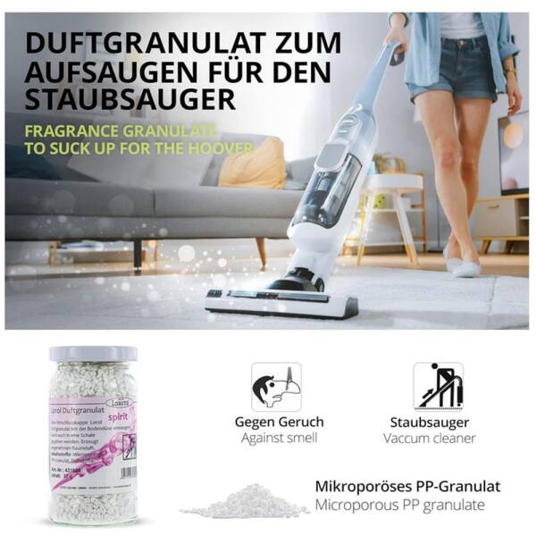 Lorol Duftgranulat Spirit Flower 37 g Staubsaugerduft Duftperlen