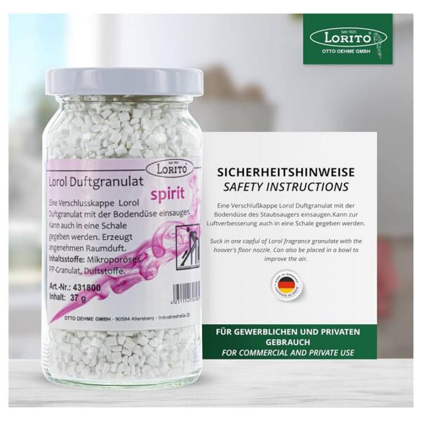 Lorol Duftgranulat Spirit Flower 37 g Staubsaugerduft Duftperlen